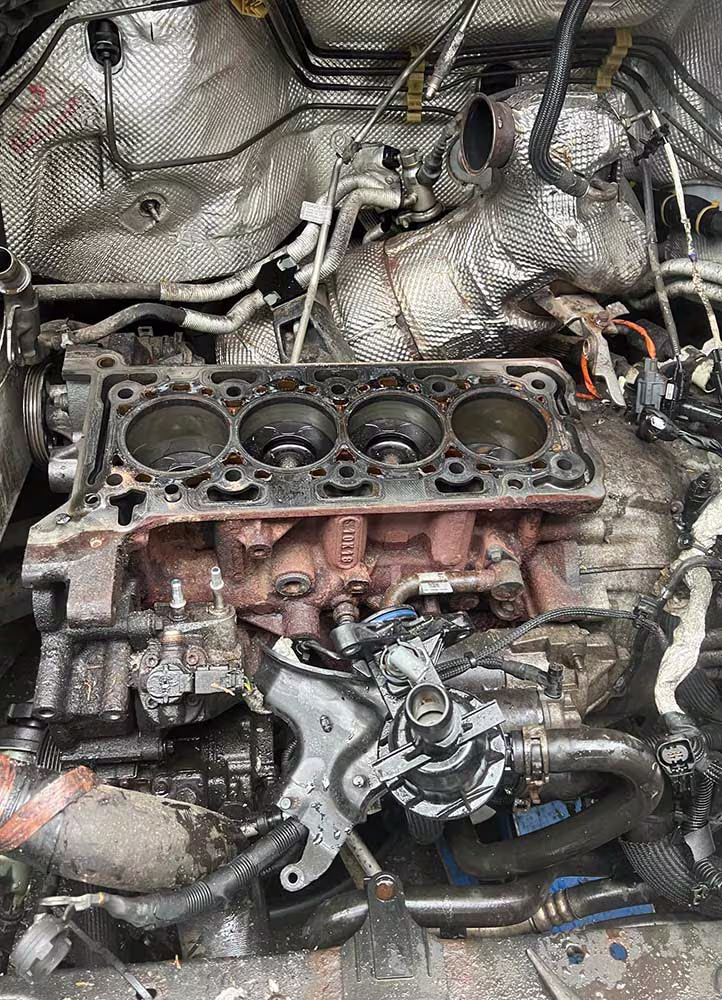 Engine Block in the Van